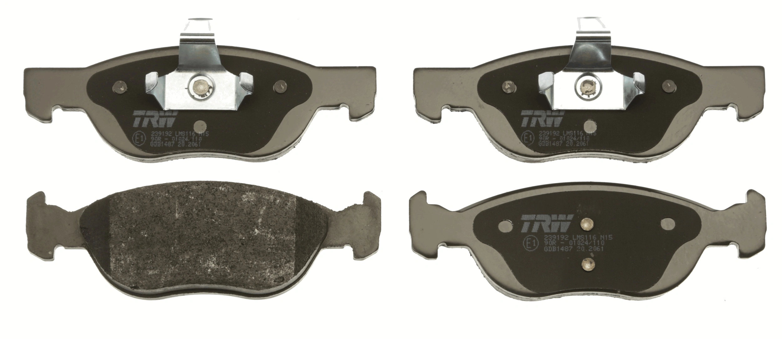 Brake Pad Set, disc brake COTEC GDB1487