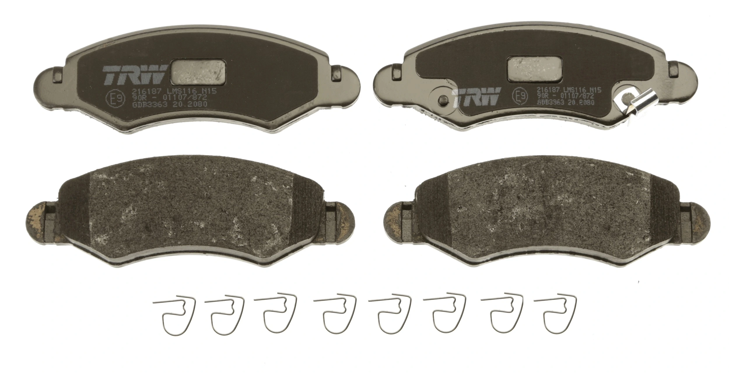Brake Pad Set, disc brake COTEC GDB3363