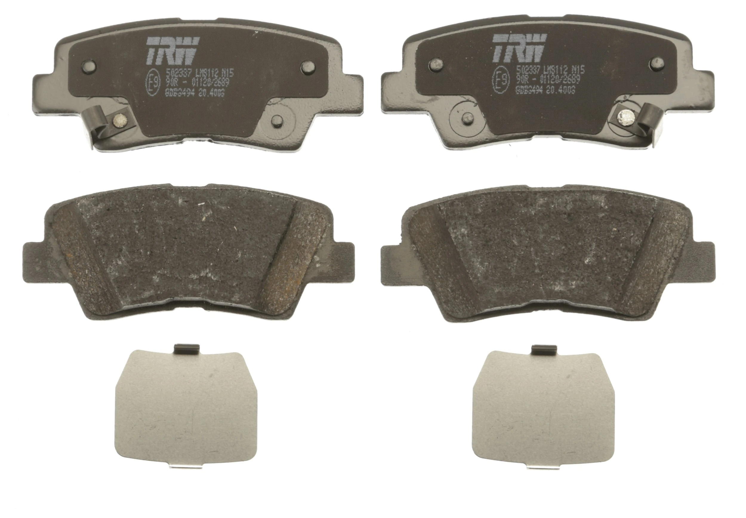 Brake Pad Set, disc brake COTEC GDB3494
