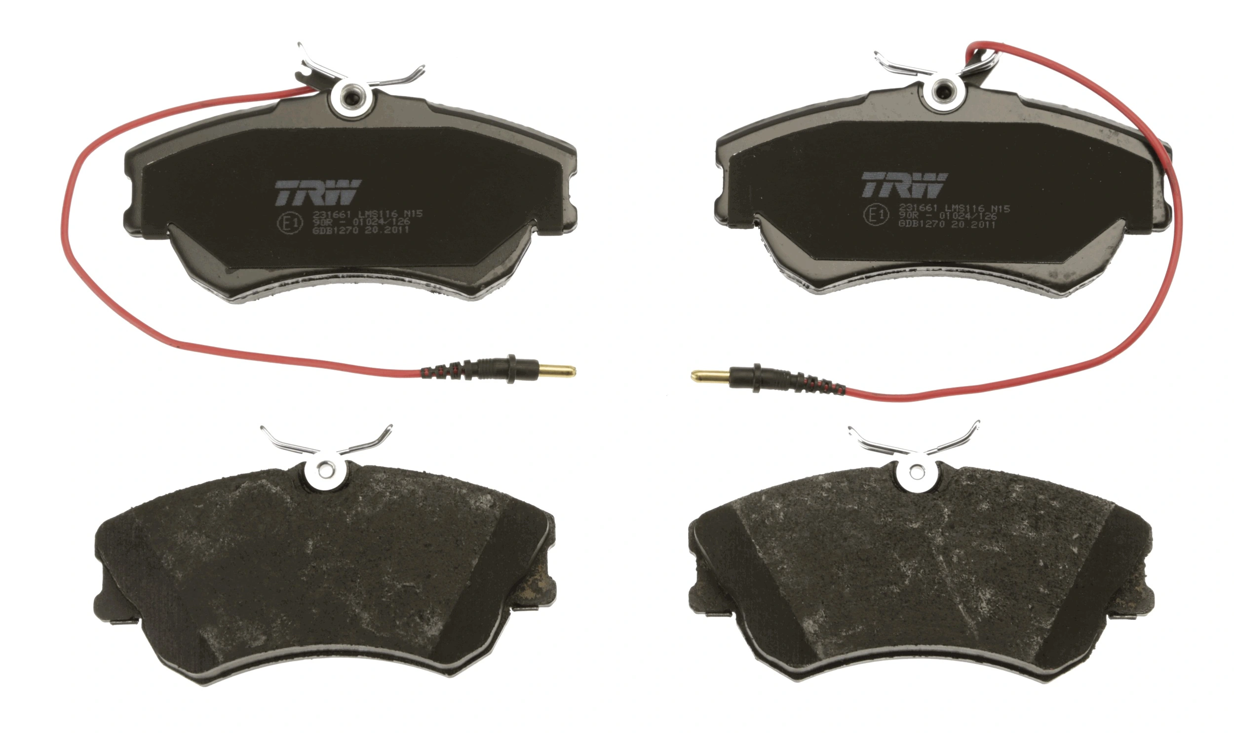 Brake Pad Set, disc brake COTEC GDB1270