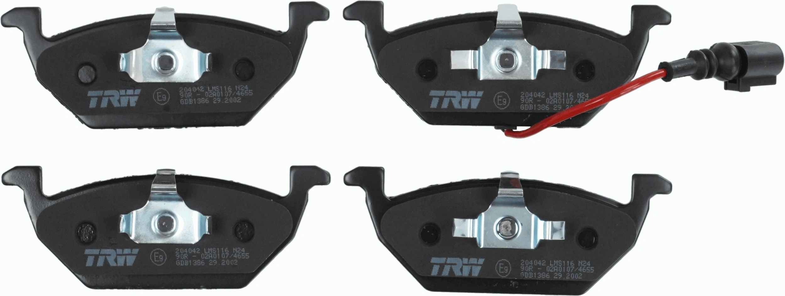 Set bantalan rem, rem cakram COTEC GDB1386