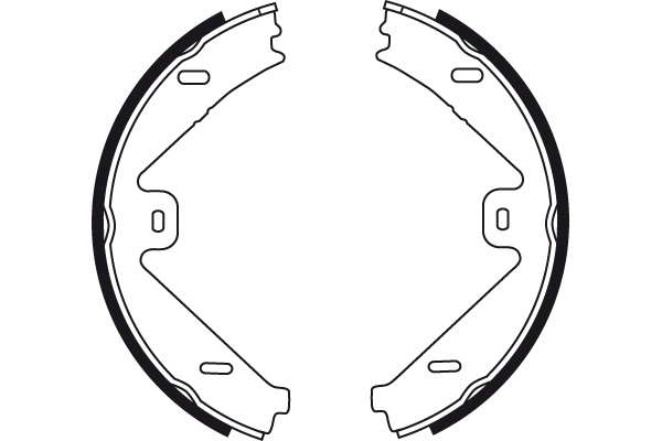 Brake Shoe Set, parking brake GS8755