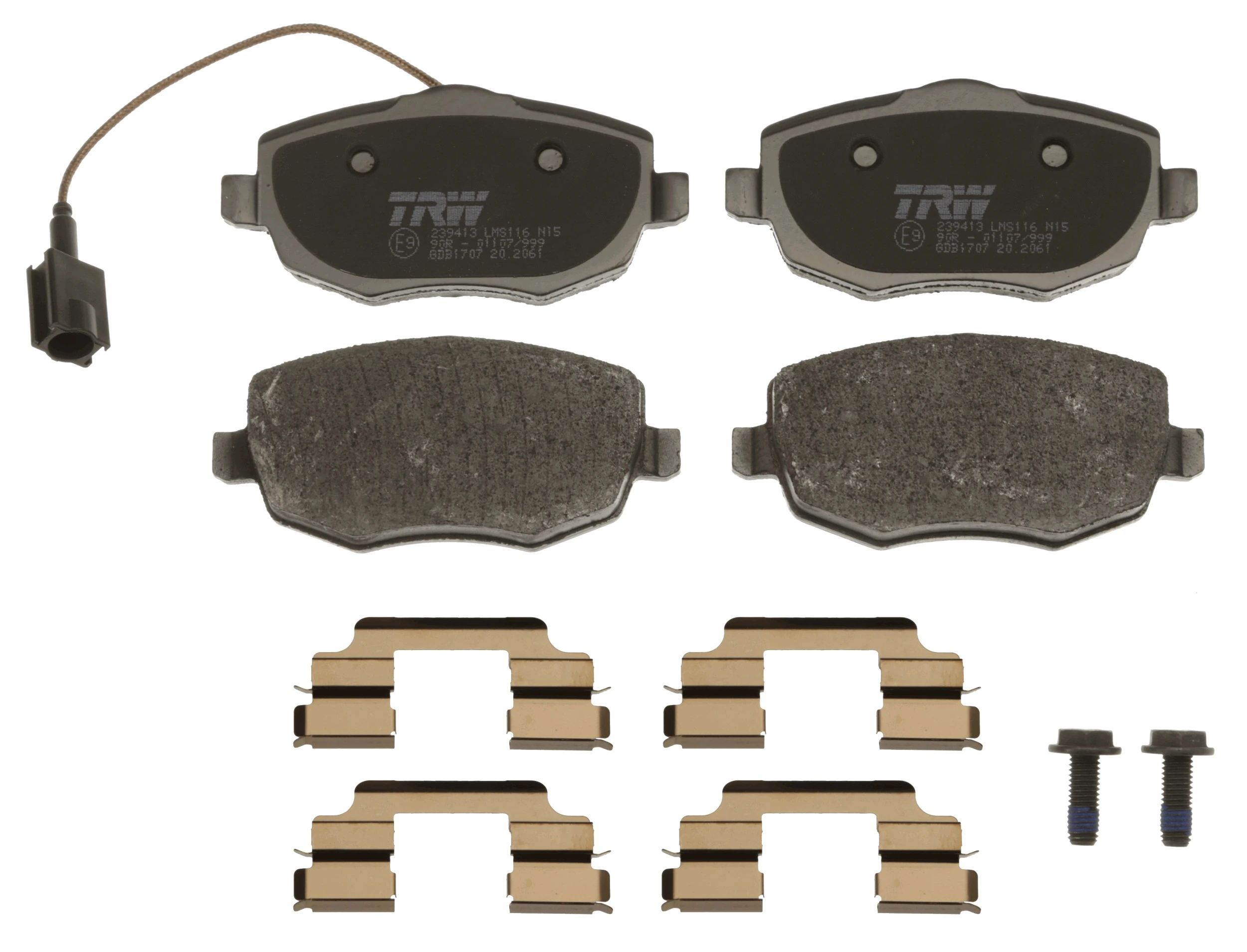 Brake Pad Set, disc brake COTEC GDB1707