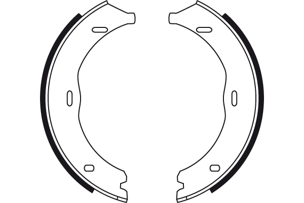 Brake Shoe Set, parking brake GS8741