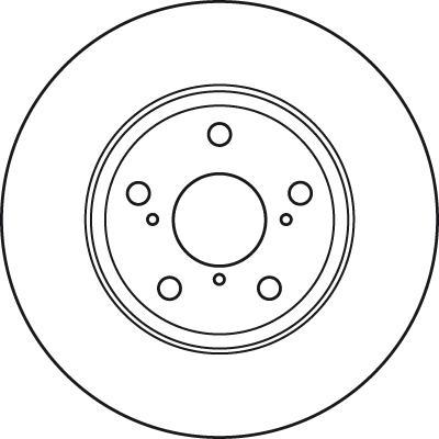 Brake Disc TRW SINGLE DF4939S