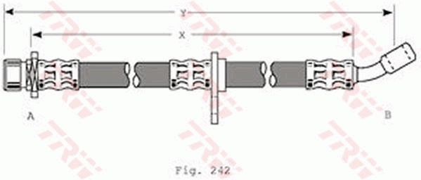 TRW PHD371 Brake Hose