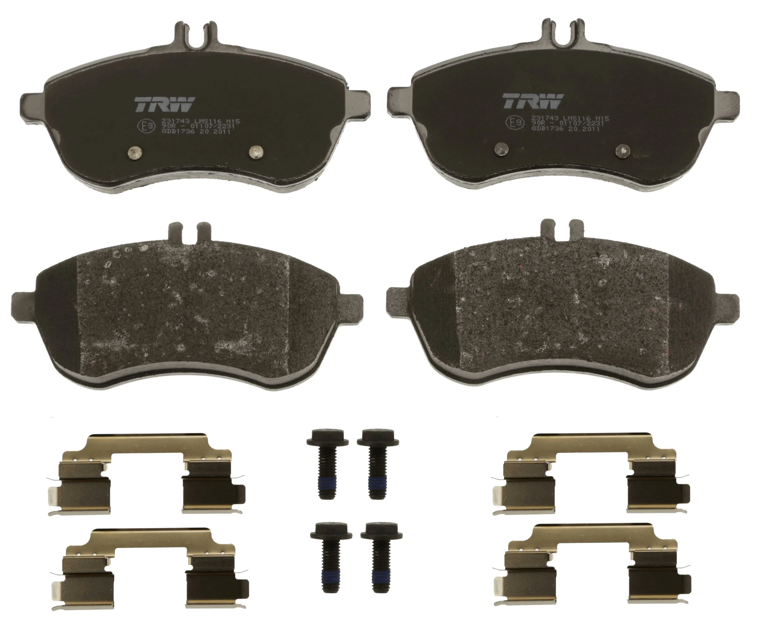 Brake Pad Set, disc brake COTEC GDB1736