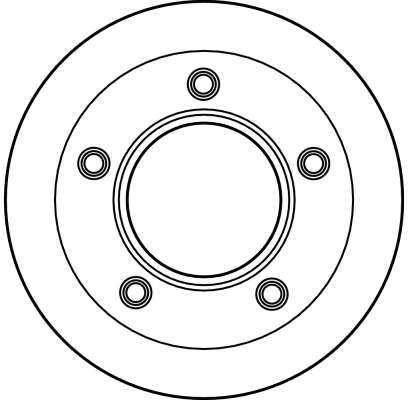 Brake Disc TRW SINGLE DF2579S