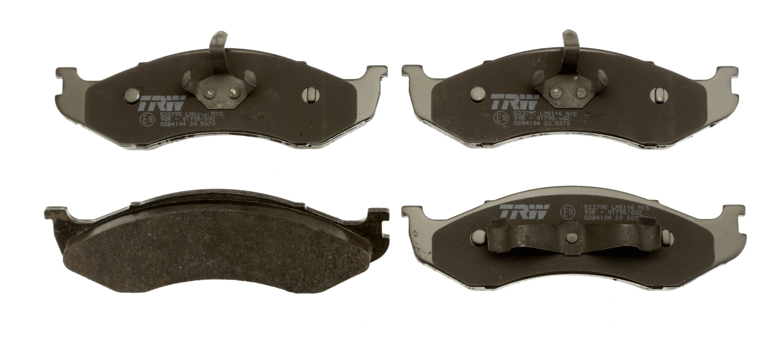 Brake Pad Set, disc brake GDB4104