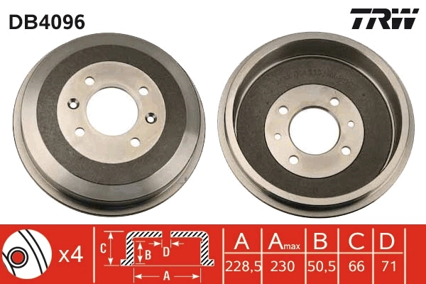 Brake Drum DB4096