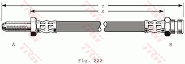 TRW PHB195 Brake Hose