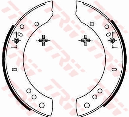 Brake Shoe Set GS6082