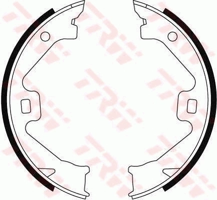 Brake Shoe Set, parking brake GS8469