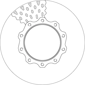 TRW DF5048S Brake Disc