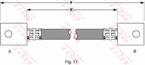 TRW PHA133 Brake Hose
