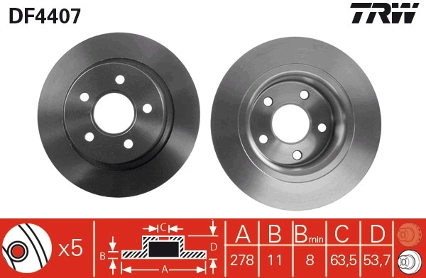 Brake Disc DF4407