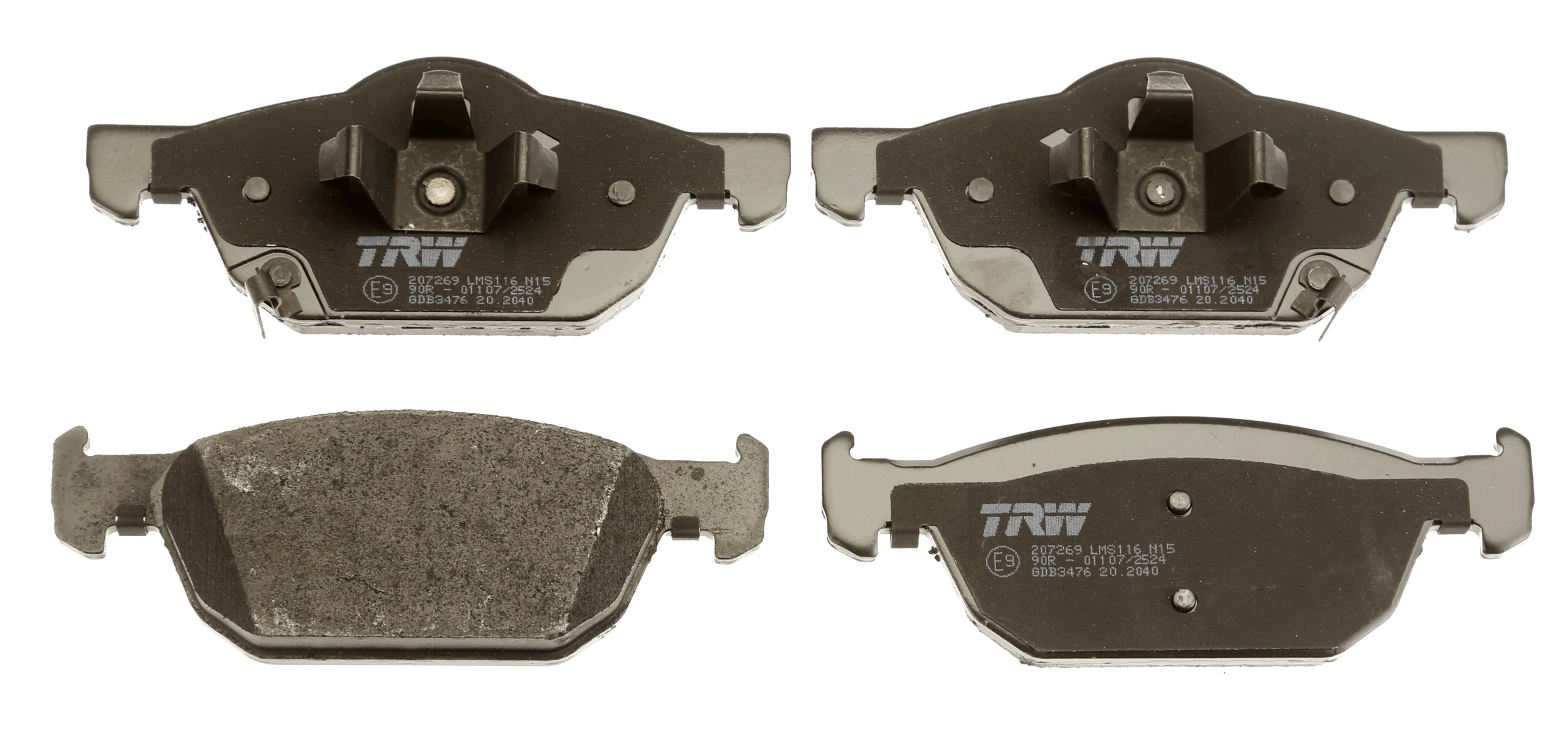 Brake Pad Set, disc brake COTEC GDB3476