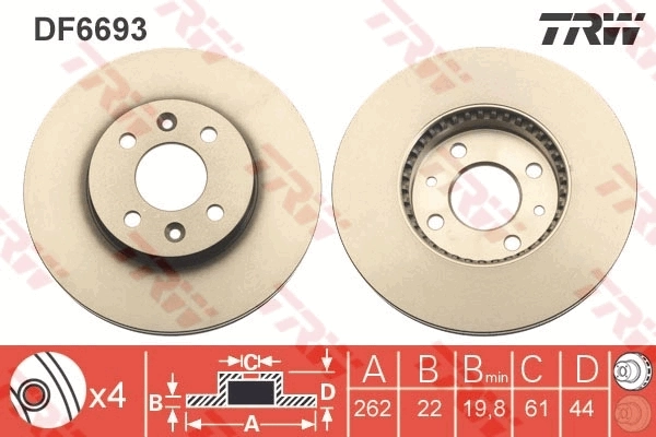 Brake Disc DF6693