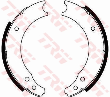 TRW GS8019 Brake Shoe Set