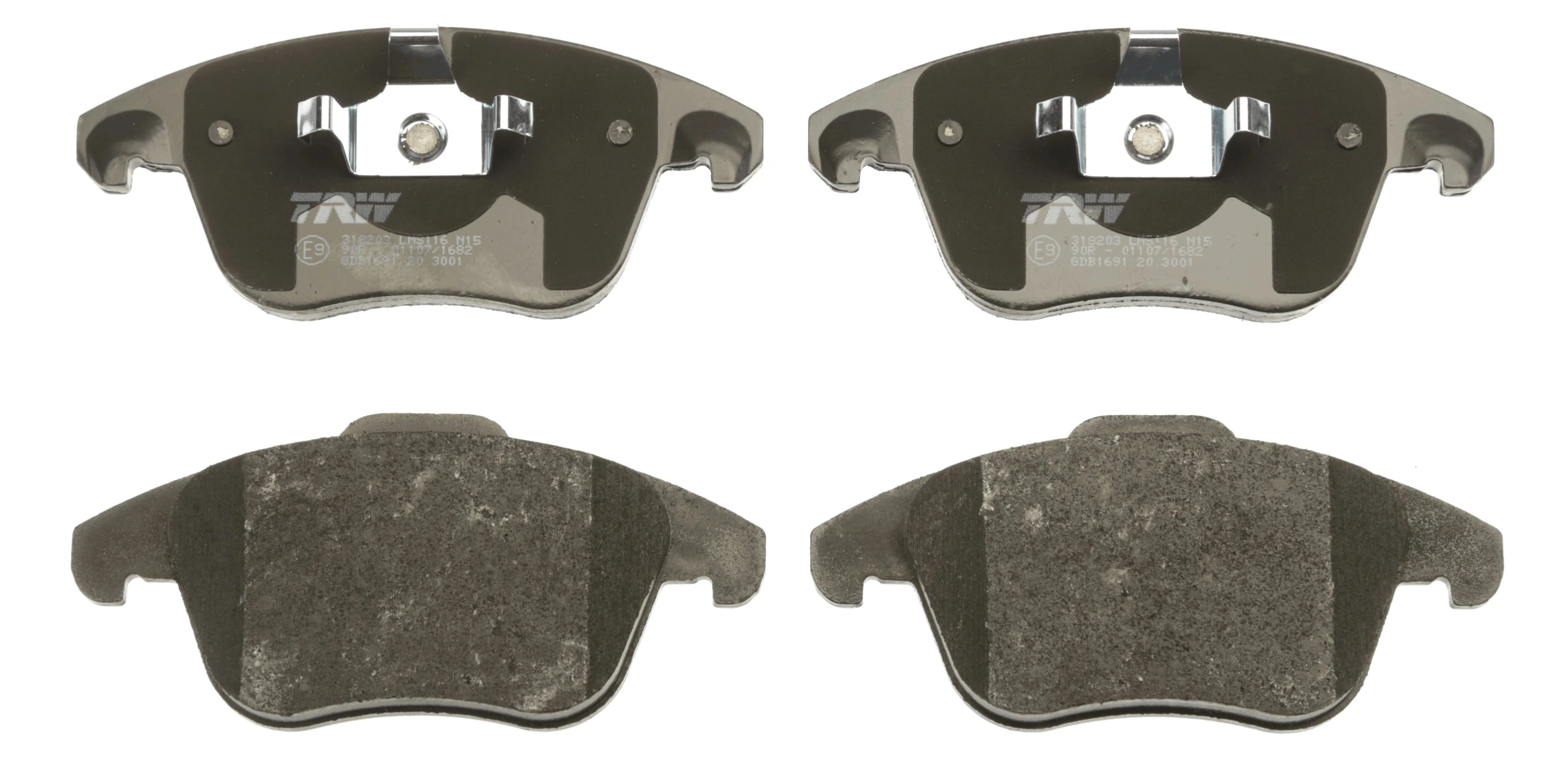 Brake Pad Set, disc brake COTEC GDB1691