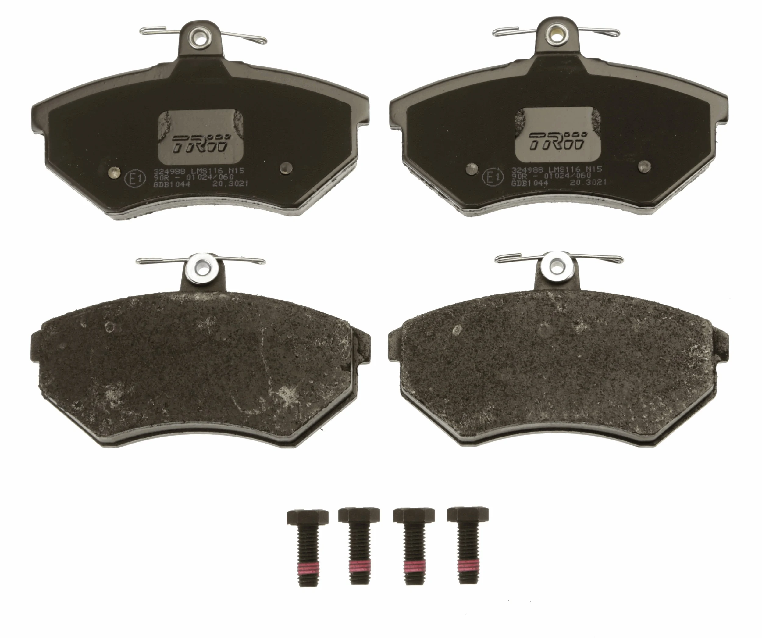 Brake Pad Set, disc brake COTEC GDB1044