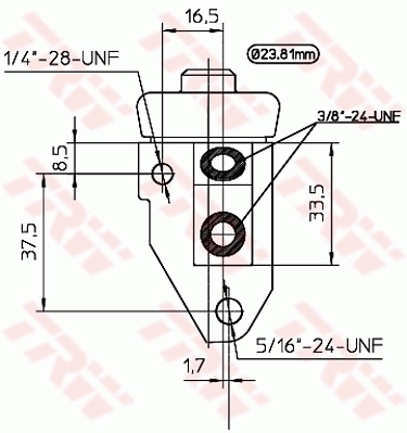 TRW BWK130 Wheel Brake Cylinder