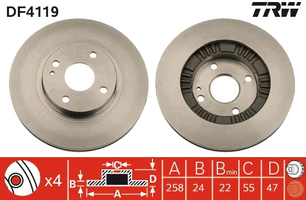 Brake Disc DF4119
