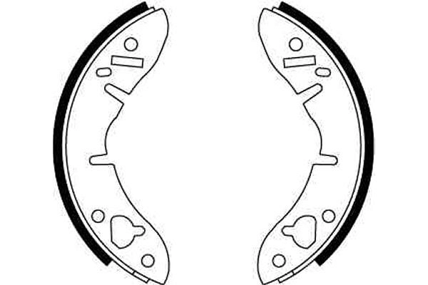 TRW GS6034 Brake Shoe Set