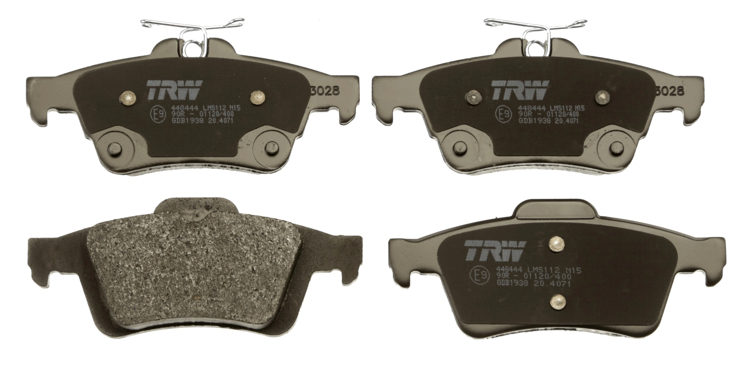 Brake Pad Set, disc brake COTEC GDB1938