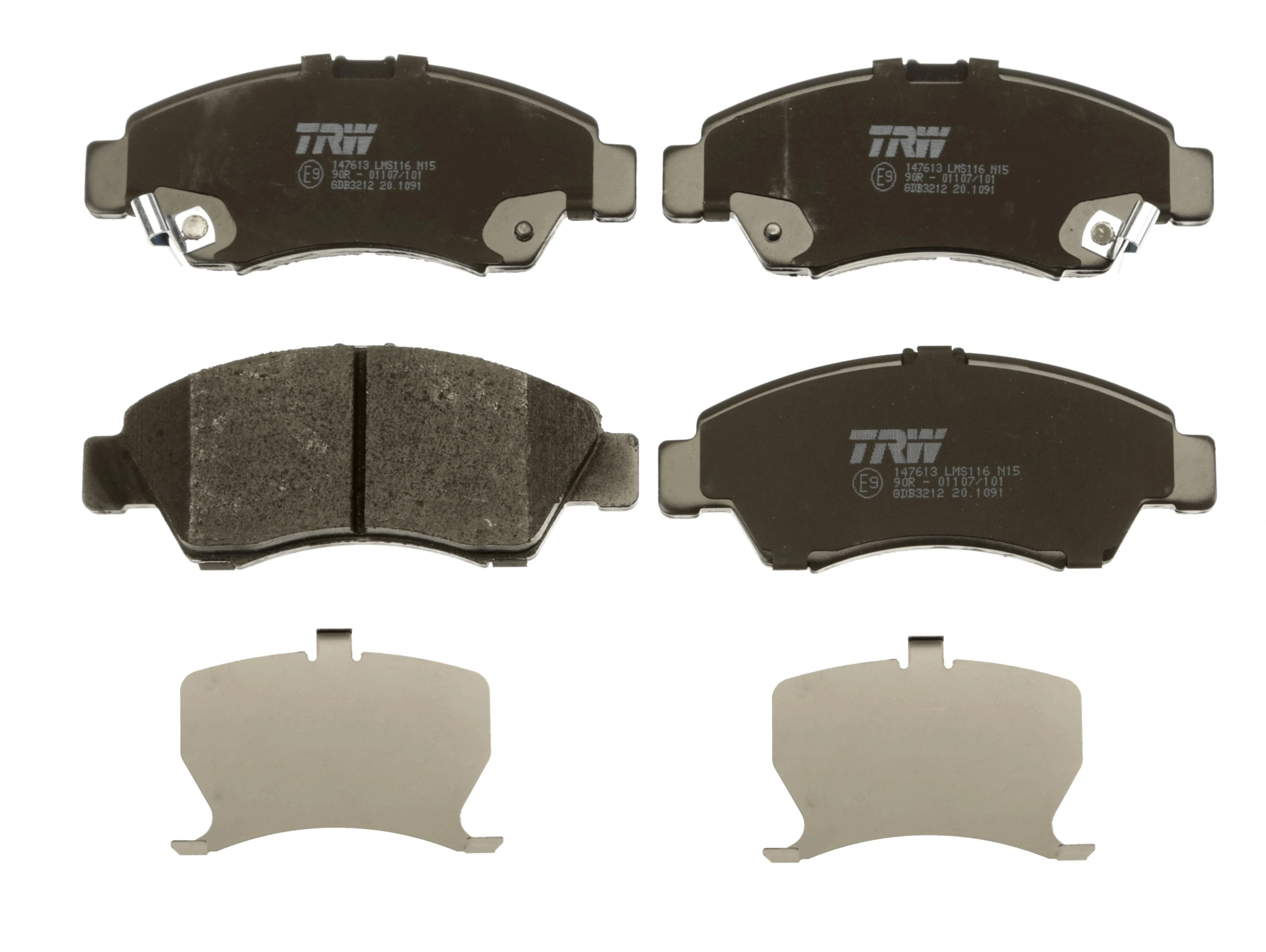 Brake Pad Set, disc brake COTEC GDB3212