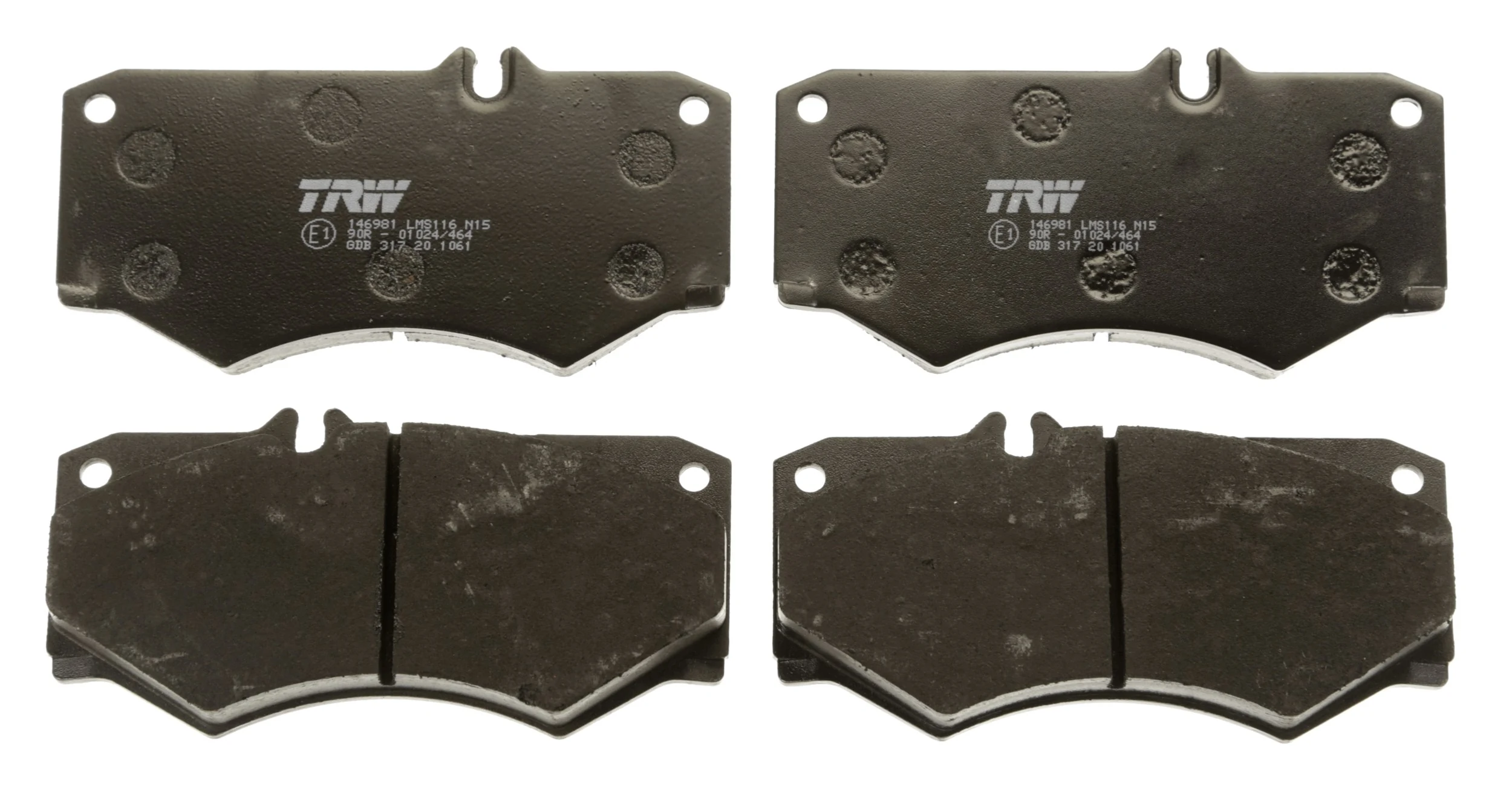 Brake Pad Set, disc brake COTEC GDB317