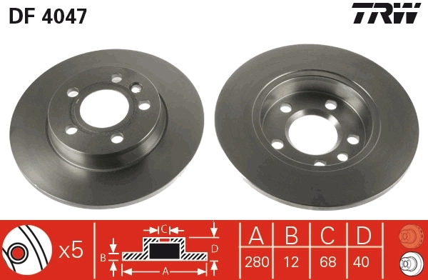 Brake Disc DF4047