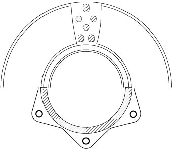 Brake Disc TRW SINGLE DF6333S