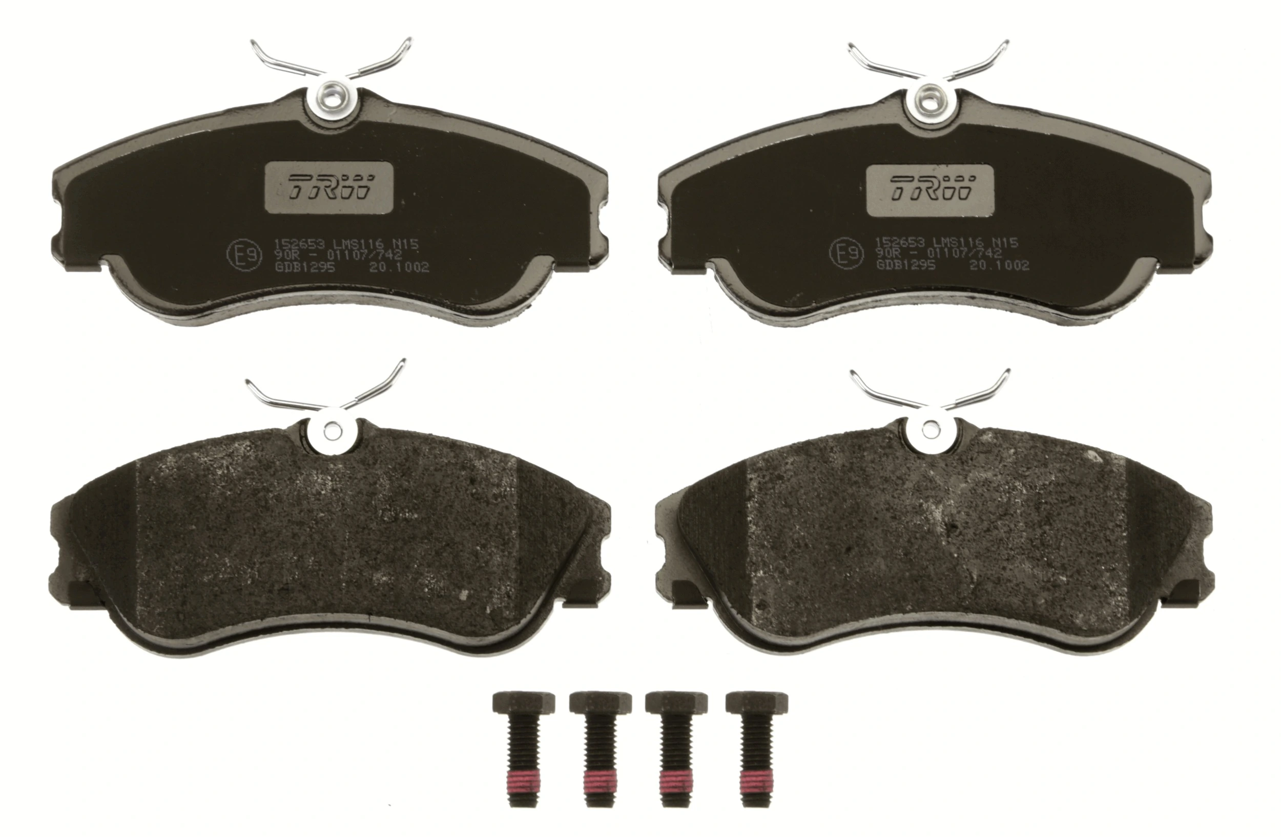 Brake Pad Set, disc brake COTEC GDB1295