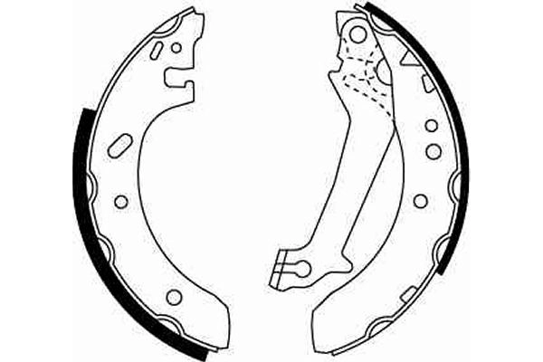 Brake Shoe Set GS8607