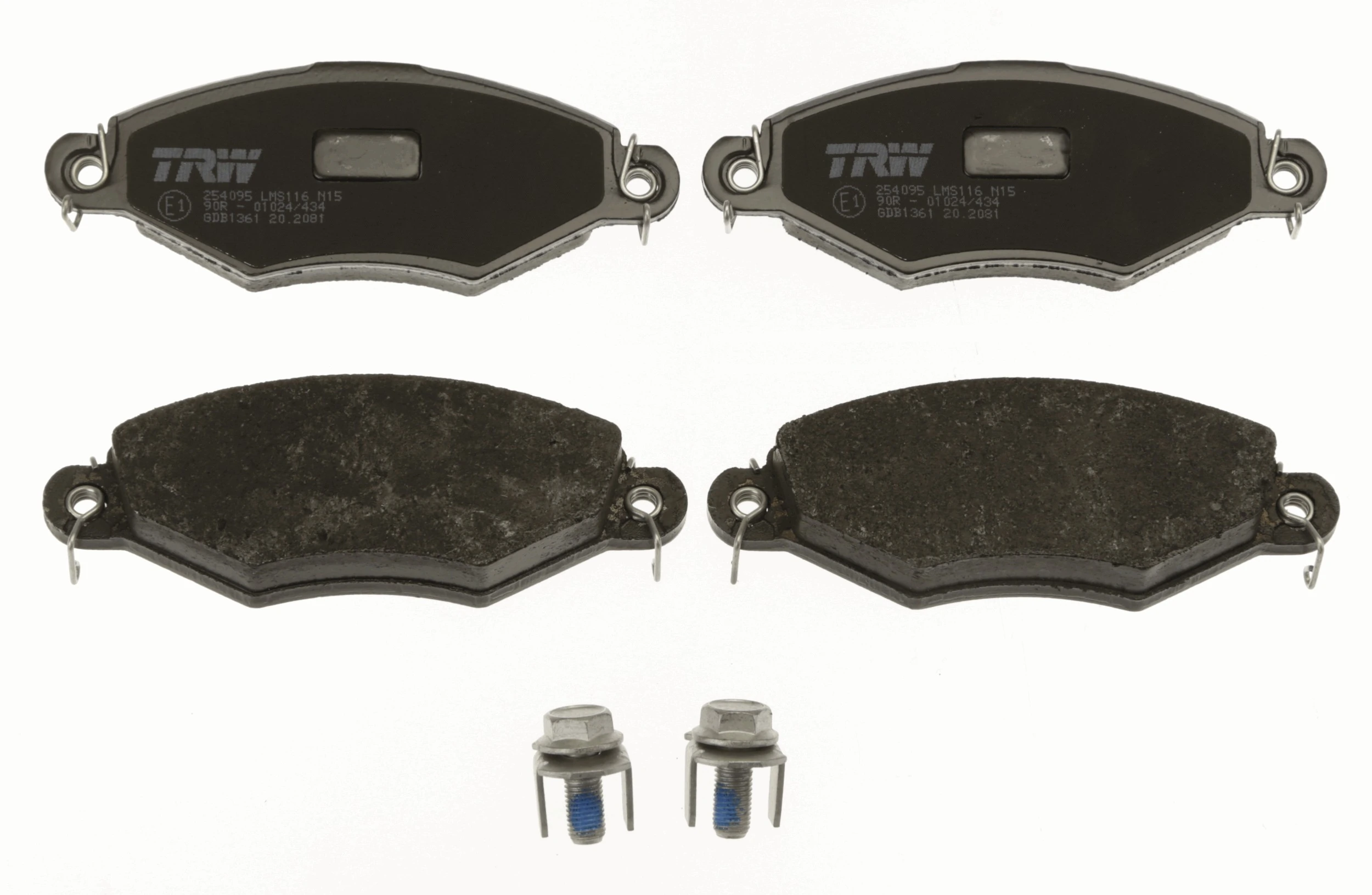 Brake Pad Set, disc brake COTEC GDB1361