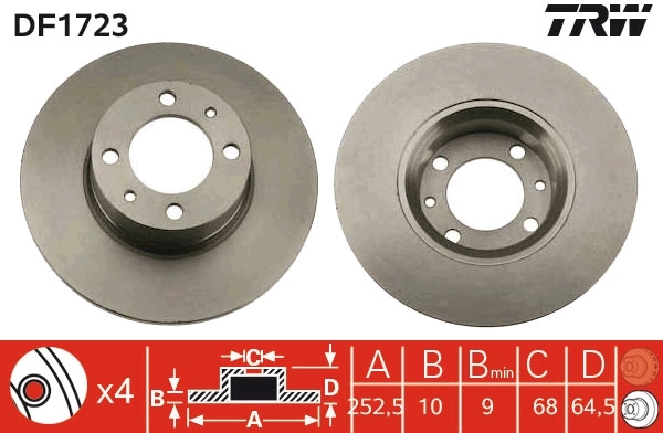 Brake Disc DF1723