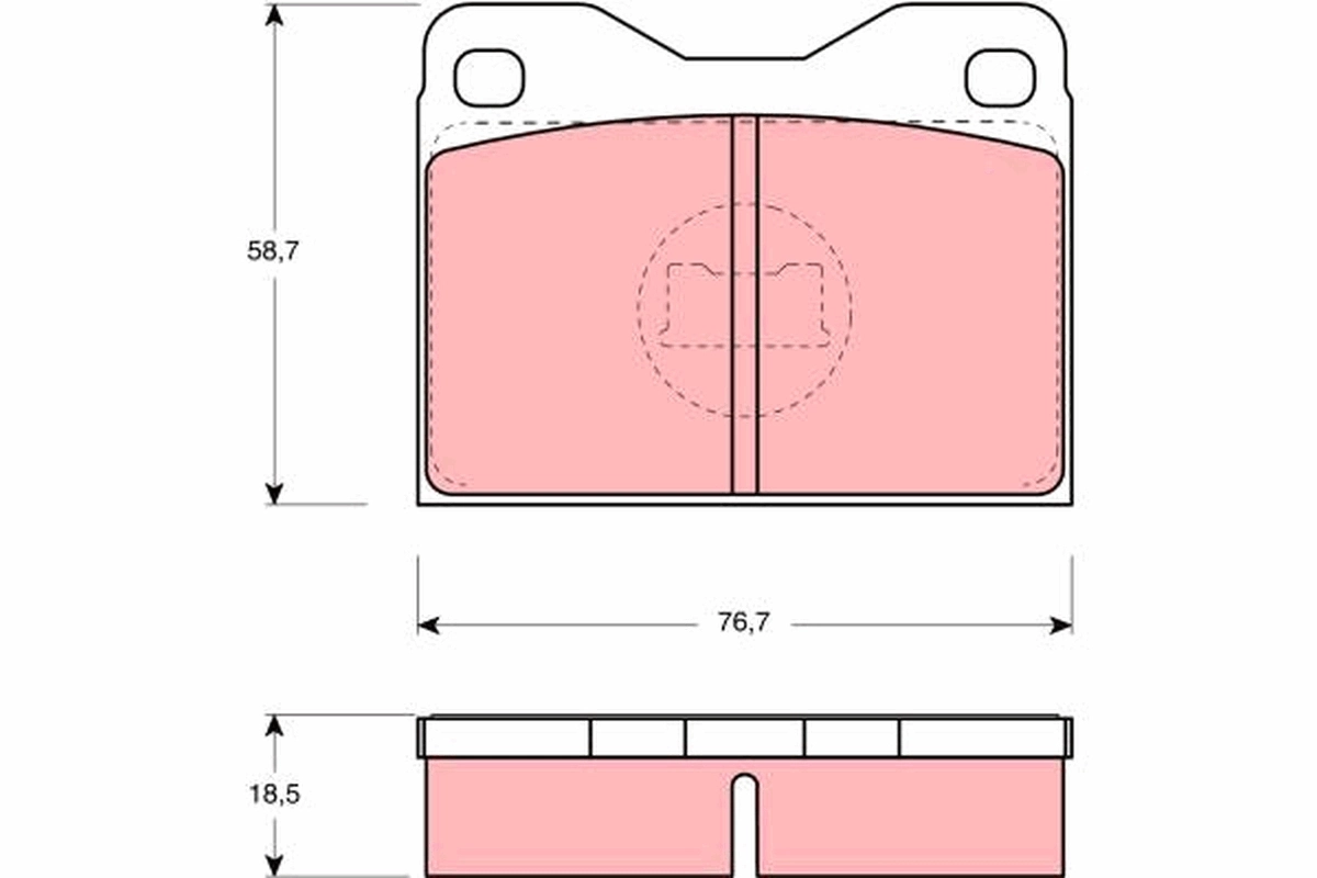 Brake Pad Set, disc brake GDB279
