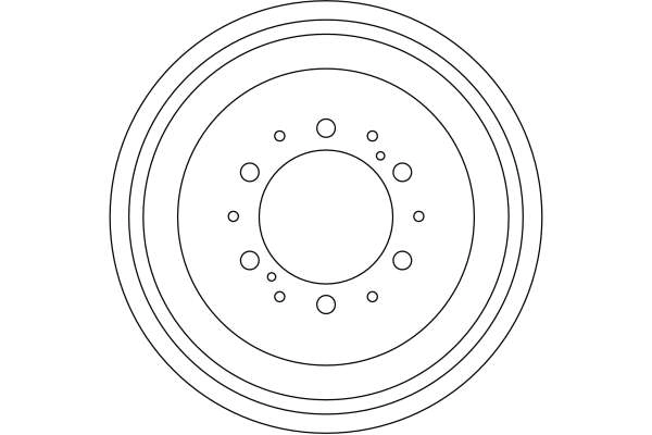 TRW DB4324 Brake Drum