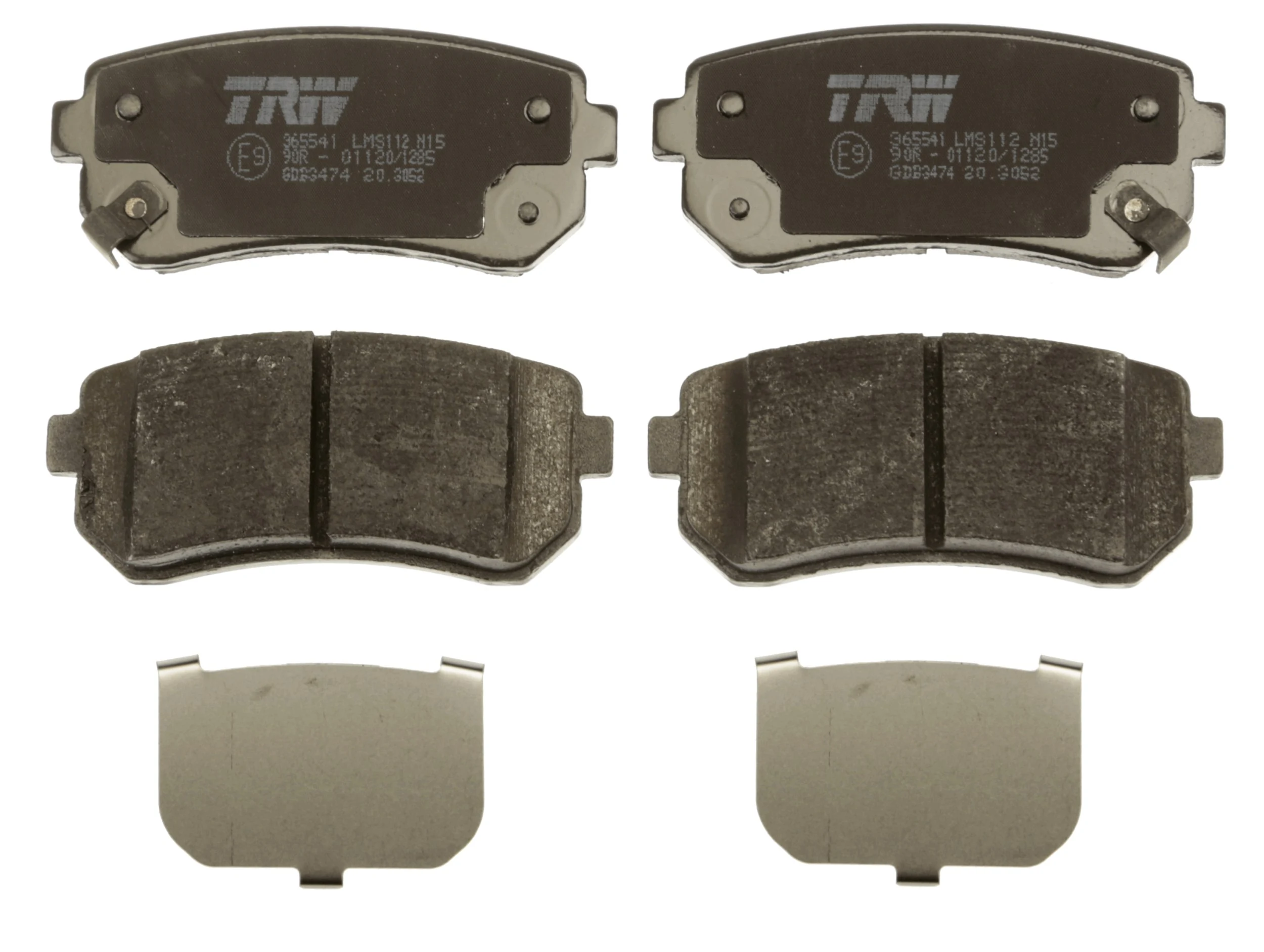 Brake Pad Set, disc brake COTEC GDB3474