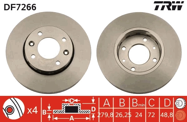 Brake Disc DF7266