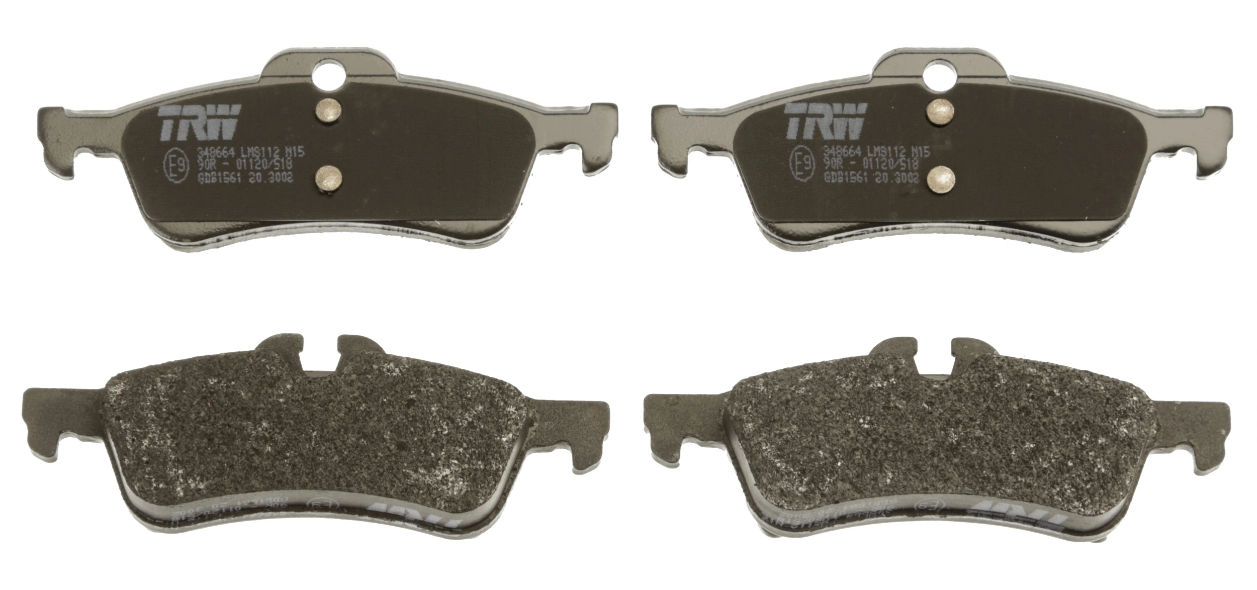 Brake Pad Set, disc brake COTEC GDB1561