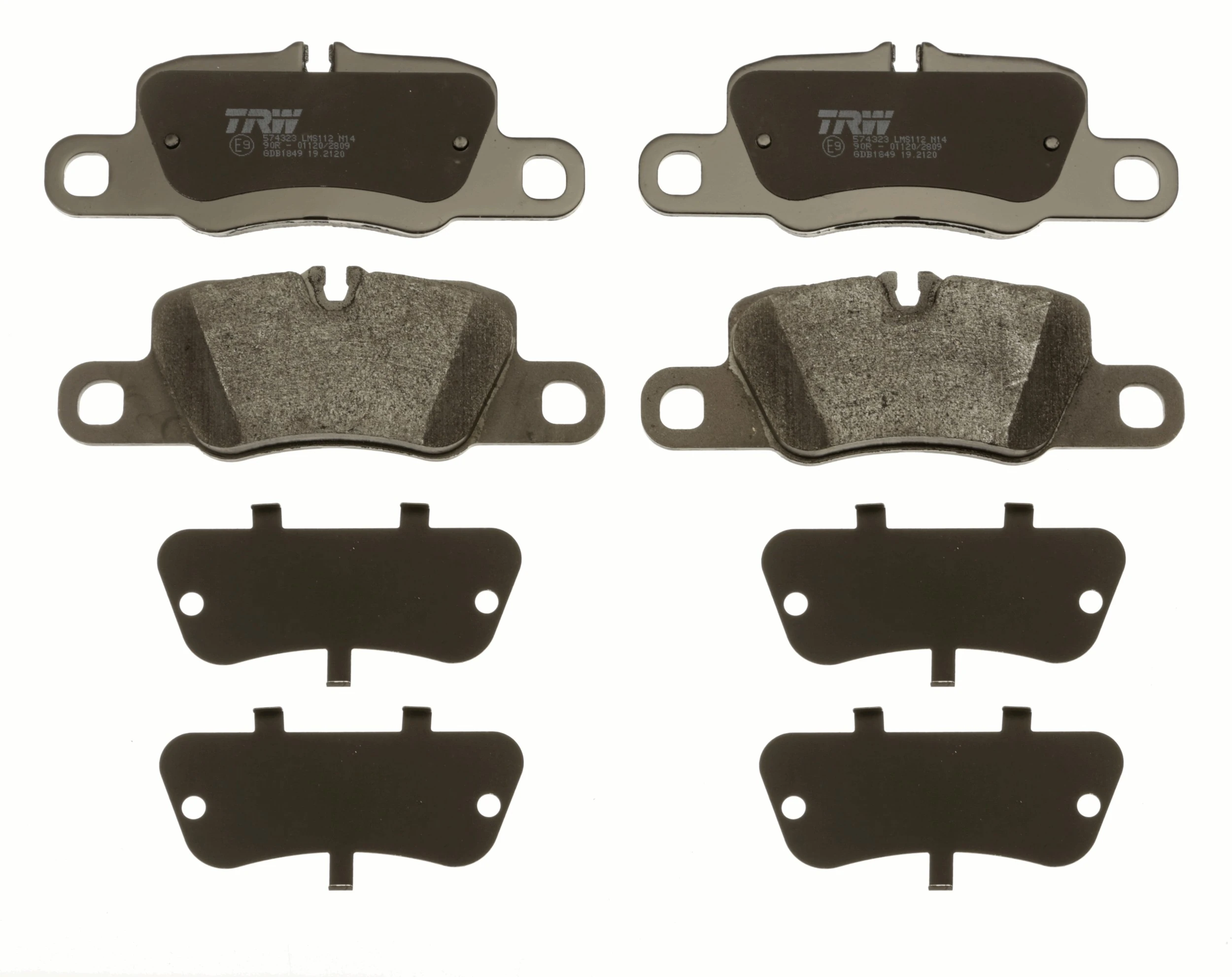 Brake Pad Set, disc brake COTEC GDB1849