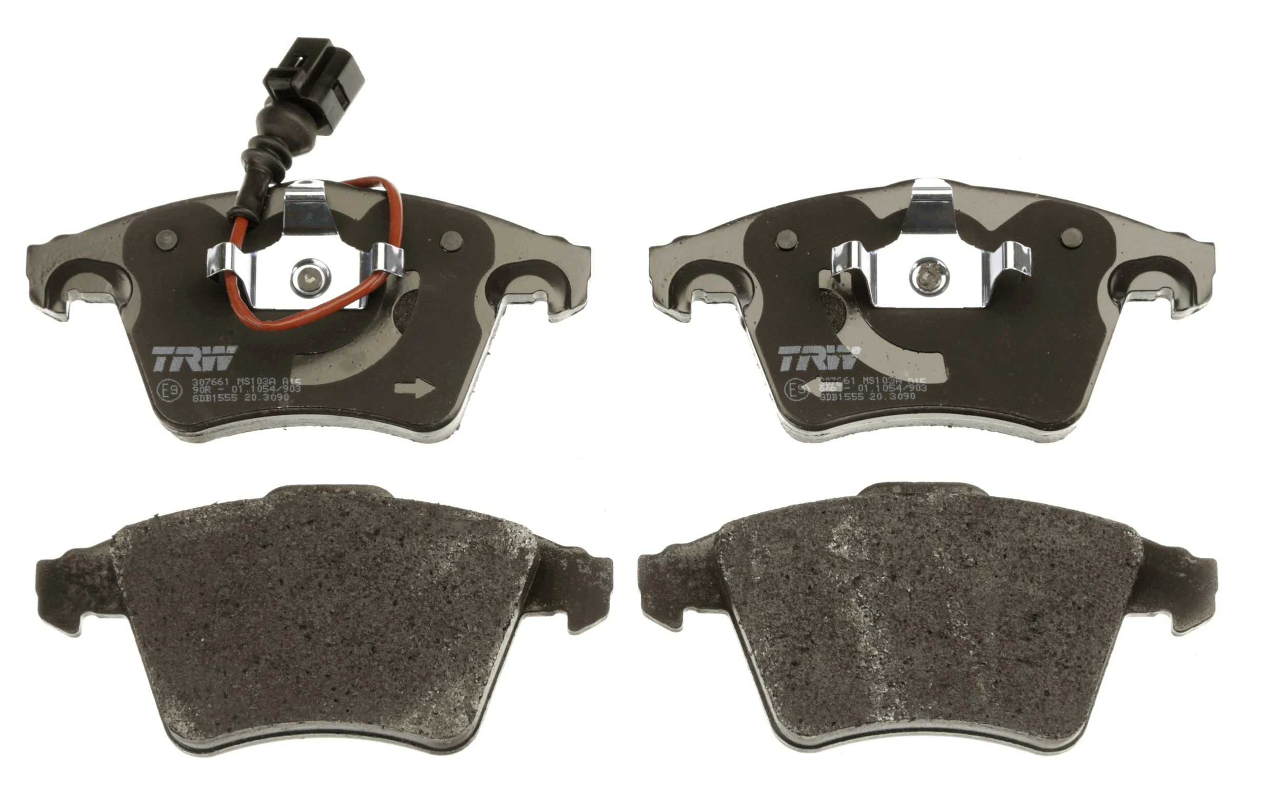 Brake Pad Set, disc brake COTEC GDB1555