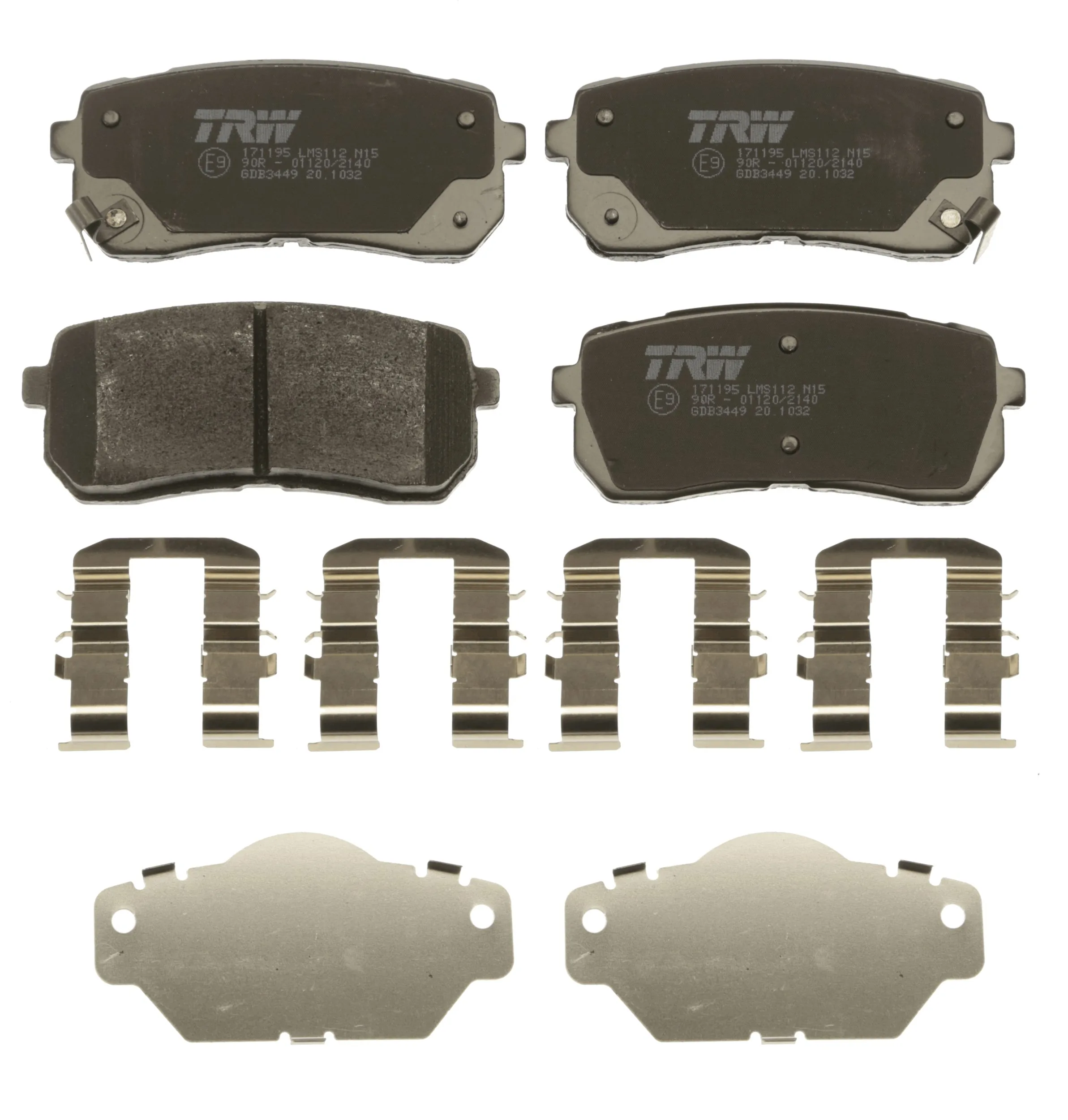 Brake Pad Set, disc brake COTEC GDB3449