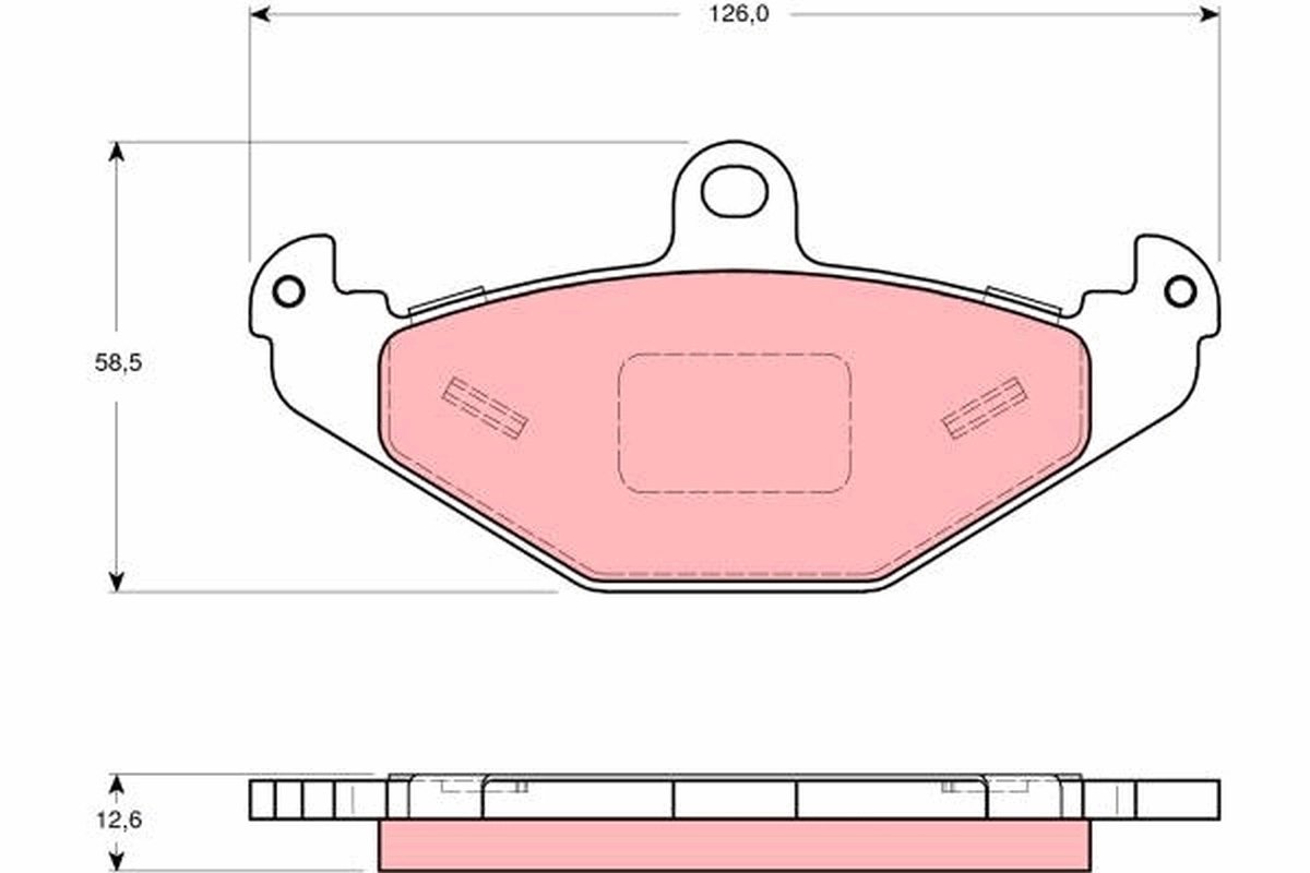 Brake Pad Set, disc brake GDB1494