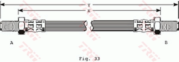 TRW PHC121 Brake Hose