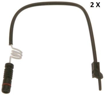 Warning Contact, brake pad wear GIC245