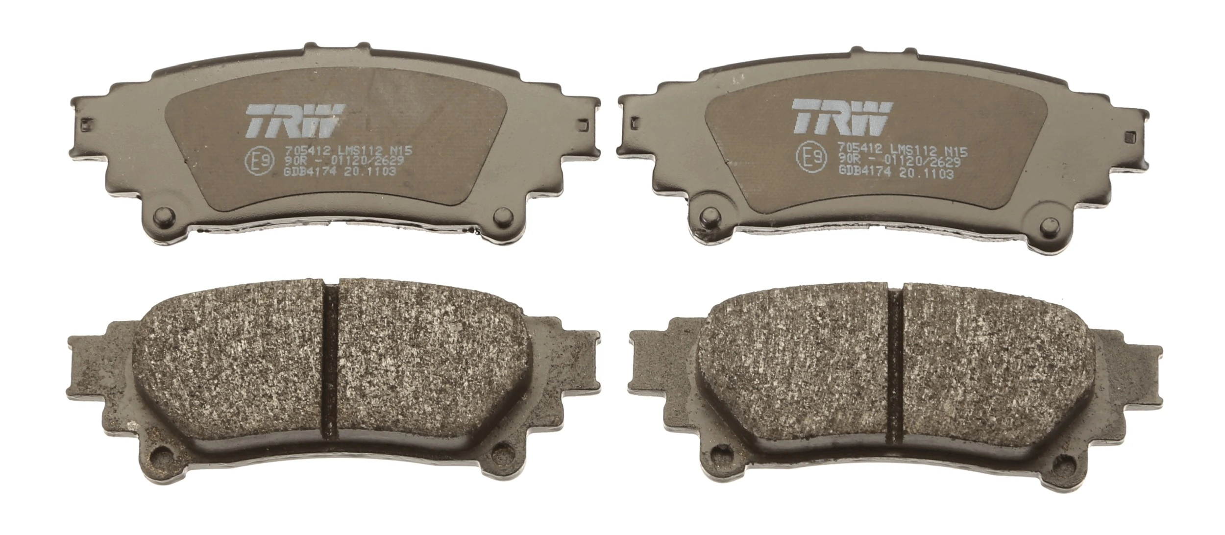 Brake Pad Set, disc brake COTEC GDB4174