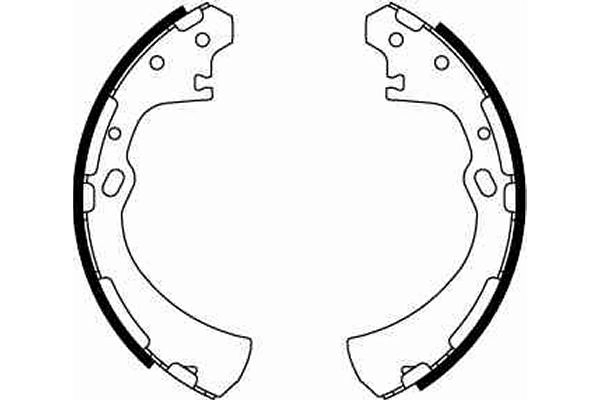 Brake Shoe Set GS8512